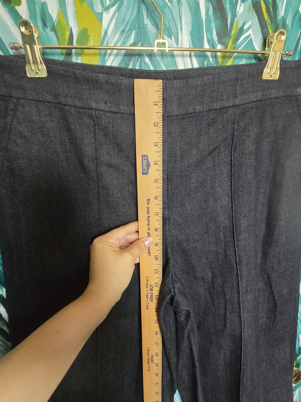 Lafayette 148 New York Morton Denim Culottes Pants Size 12